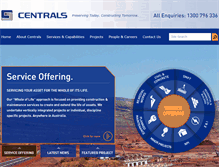 Tablet Screenshot of centralsystems.com.au